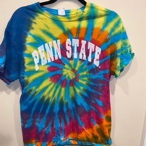 Penn state university tie dye tee